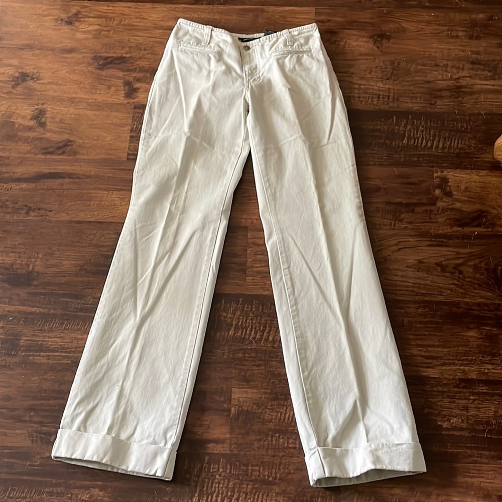 Vintage Low Rise Cuffed Flare Leg